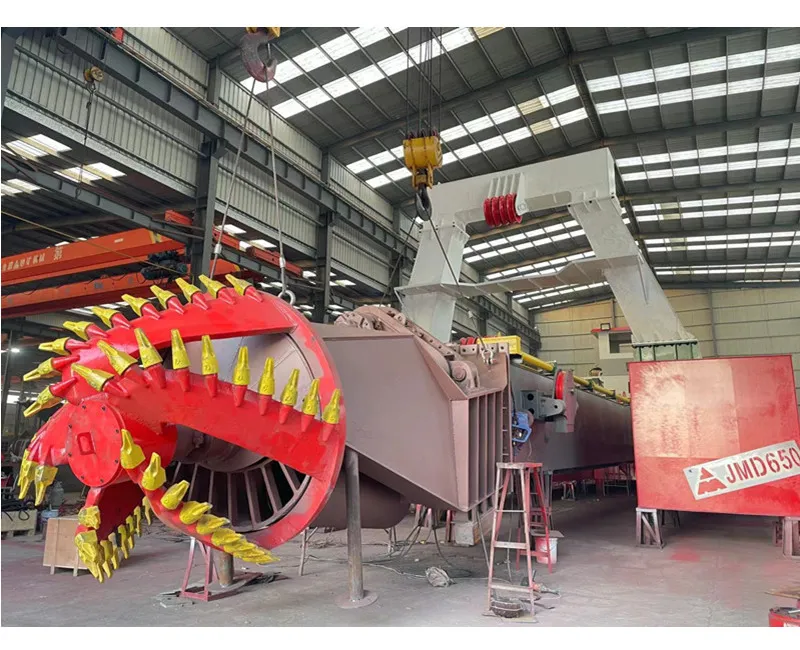 JMD650 26inch Sea Sand Reclamation Sand Cutter Suge Dredger skickad till Maldiverna