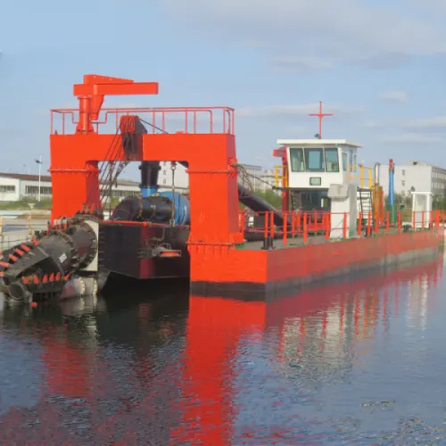 Flod desilting pumpning muddrar för hamn muddring